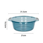Compact Plastic Basin with Handles M 31.5x10.5x21cm for Versatile Use